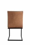 The Chair Collection Diamond Stitch Dining Chair Tan PU (Pair)