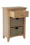 Garton Oak Dining & Occasional 1 Drawer 2 Basket Unit