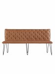 The Chair Collection Bench 180cm Tan PU