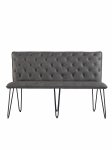 The Chair Collection Bench 140cm Grey PU