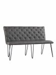 The Chair Collection Bench 140cm Grey PU