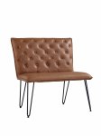 The Chair Collection Bench 90cm Tan PU