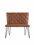 The Chair Collection Bench 90cm Tan PU