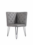 The Chair Collection Corner Bench Grey PU