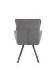 The Chair Collection Carver Chair Grey PU (Pair)