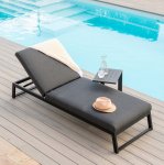 Maze - Allure Sunlounger - Charcoal