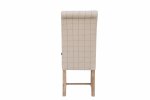 The Chair Collection Fabric Dining Chair - Check Natural (Pair)