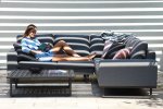 Maze - Outdoor Ethos Corner Sofa Group - Flanelle