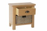 Ranby Oak Dining & Occasional 1 Drawer 1 Basket Unit