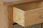 Garton Oak Dining & Occasional 1 Drawer 3 Basket Unit