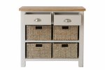 Ranby Truffle Dining & Occasional 2 Drawer 4 Basket Unit