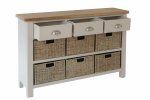 Ranby Truffle Dining & Occasional 3 Drawer 6 Basket Unit