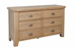 Haxby Oak Bedroom 6 Drawer Chest