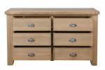 Haxby Oak Bedroom 6 Drawer Chest