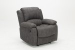 Barcelona Reclining Armchair - Grey Fabric