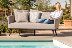 Maze - Outdoor Fabric Ark Daybed - Taupe