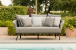 Maze - Outdoor Fabric Ark Daybed - Flanelle