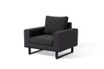 Maze - Outdoor Ethos 3 Seat Sofa Set- Charcoal