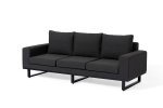 Maze - Outdoor Ethos 3 Seat Sofa Set- Charcoal