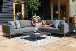 Maze Outdoor - Eve Corner Sofa Group - Flanelle