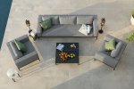 Maze Outdoor - Eve 3 Seat Sofa Set- Flanelle