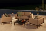 Maze Outdoor - Eve 2 Seat Sofa Set- Taupe