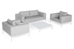 Maze Outdoor - Eve 2 Seat Sofa Set- Lead Chine