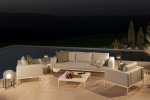 Maze Outdoor - Eve 3 Seat Sofa Set- Lead Chine