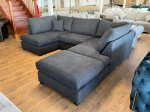 Camden U Shape Sofa with Additional Footstool