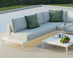 Maze Outdoor - Eve Corner Sofa Group - Lead Chine