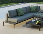 Maze Outdoor - Eve Corner Sofa Group - Flanelle