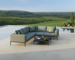 Maze Outdoor - Eve Corner Sofa Group - Flanelle