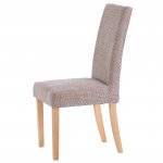 The Chair Collection Studded Dining Chair with Tweed Fabric (Pair)