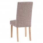 The Chair Collection Studded Dining Chair with Tweed Fabric (Pair)