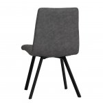 The Chair Collection Diamond Stitch Dining Chair - Grey (Pair)