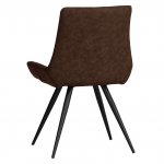 The Chair Collection Honeycombe Stitch Dining Chair - Brown (Pair)