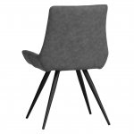 The Chair Collection Honeycombe Stitch Dining Chair - Grey (Pair)