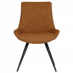 The Chair Collection Honeycombe Stitch Dining Chair - Tan (Pair)