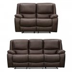 Wicklow Reclining 3+2 Sofa Set - Brown