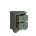 Swanley Cactus Green Bedroom Large Bedside Cabinet