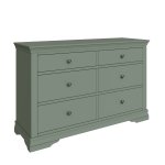 Swanley Cactus Green Bedroom 6 Drawer Chest