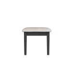 Swanley Midnight Grey Bedroom Stool