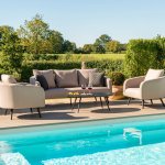 Maze - Outdoor Ambition 3 Seat Sofa Set - Taupe