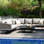 Maze - Outdoor Cove Corner Sofa Group - Taupe