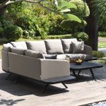 Maze - Outdoor Cove Corner Sofa Group - Taupe