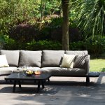 Maze - Outdoor Cove Corner Sofa Group - Taupe