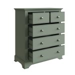 Bletchley Midnight Grey Bedroom 2 Over 3 Chest