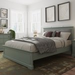 Bletchley Cactus Green Bedroom Double Bed Frame