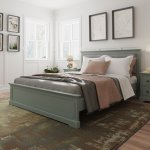 Bletchley Cactus Green Bedroom King Bed Frame