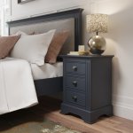 Bletchley Midnight Grey Bedroom Large Bedside